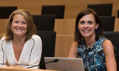 Anneleen Van Bossuyt en Katrien Houtmeyers